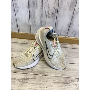 Nike Women's Legend React Running Shoes - Platinum/Pink - Size 7